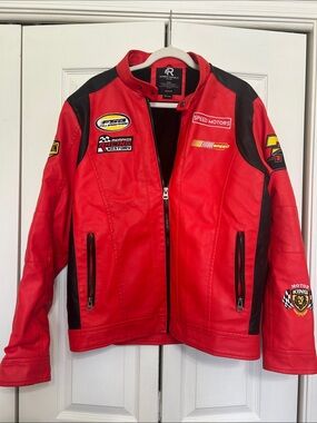 Refinery Republic Red Racer Jacket - Medium